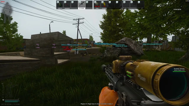 Escape from Tarkov radar hack setup — Escape from Tarkov cheat gameplay screenshot